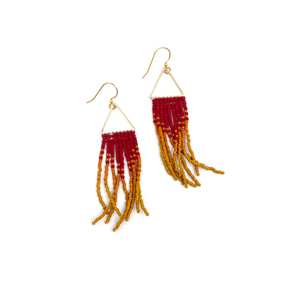 Bethel Triangle Beaded Dangles