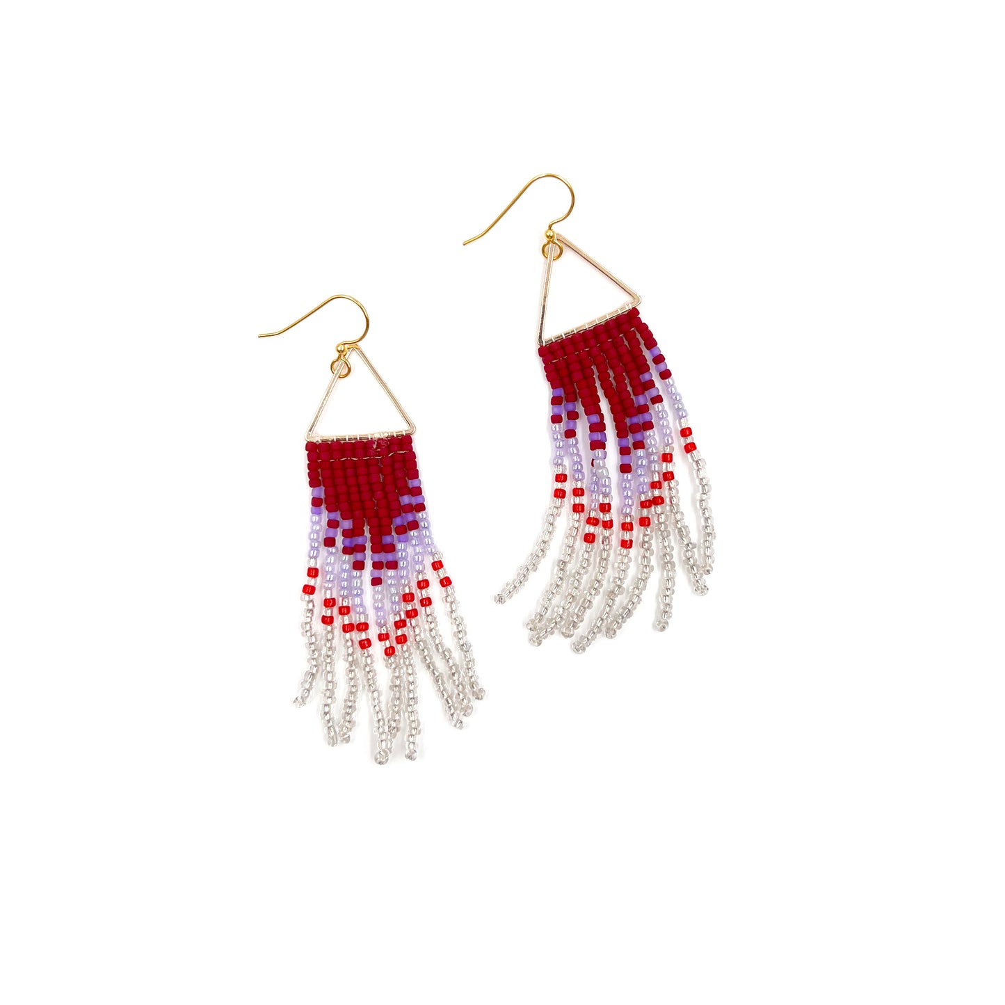 Bethel Triangle Beaded Dangles