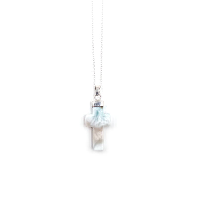 Larimar Cross Pendant