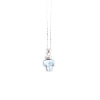 Larimar Cross Pendant