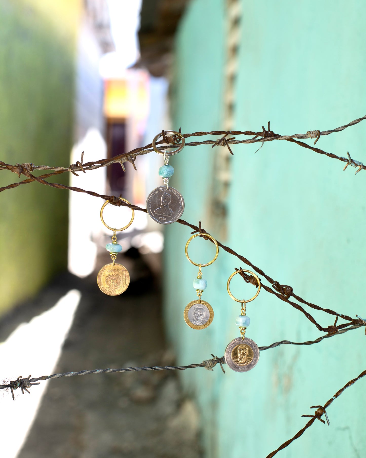 Dominican Peso Keychains