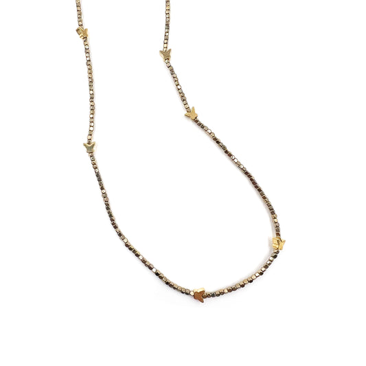 Mariposa Gold Wrap Necklace