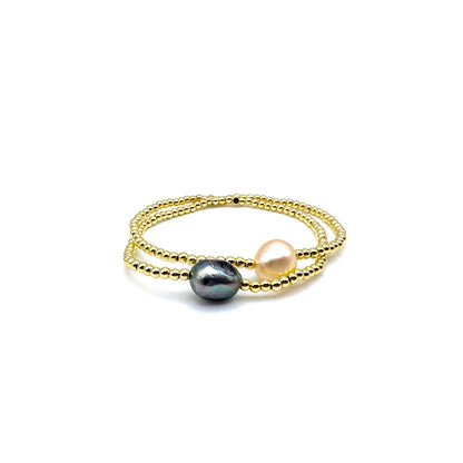 Freshwater Pearl Gold Bracelet