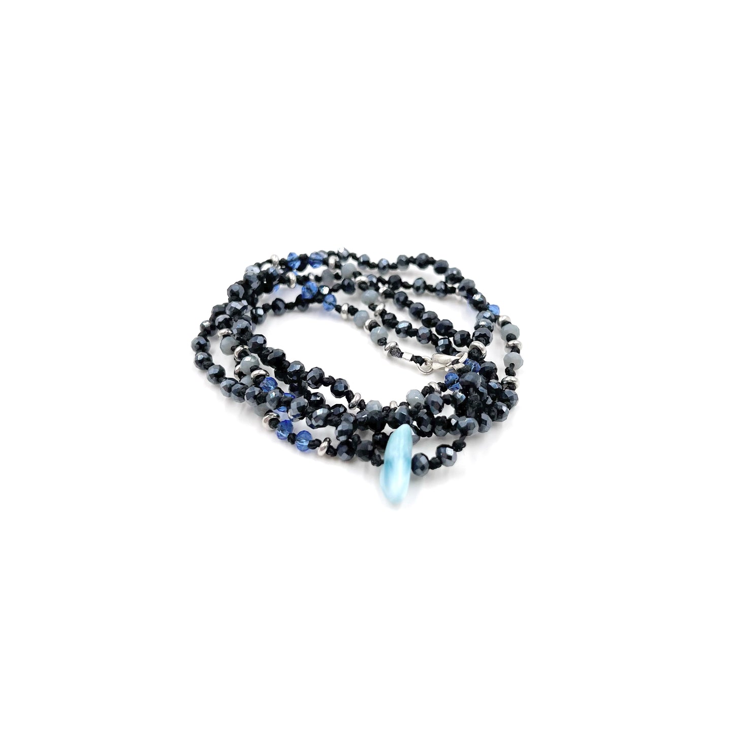 Yocasta Knotted Bead Necklace
